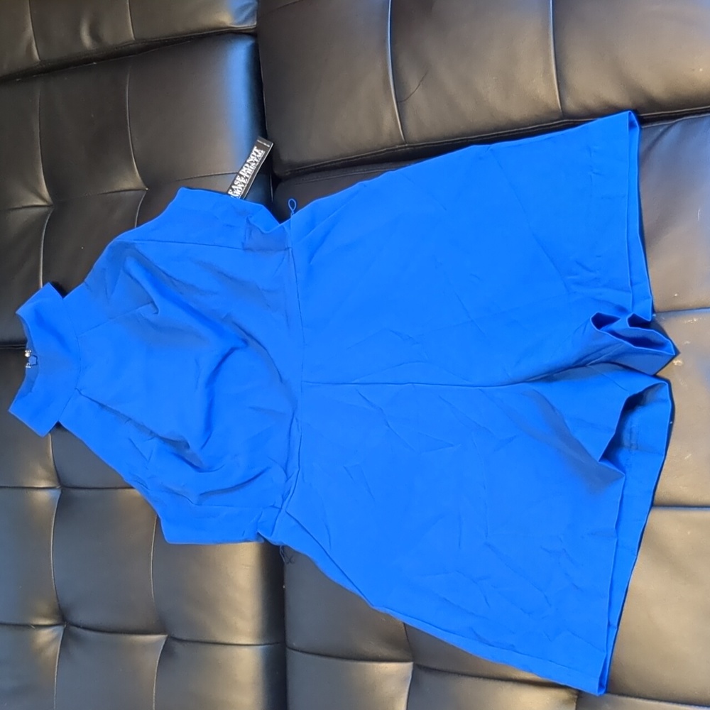 Women's New York & Co. Blue Short Suit / Romper new with tags